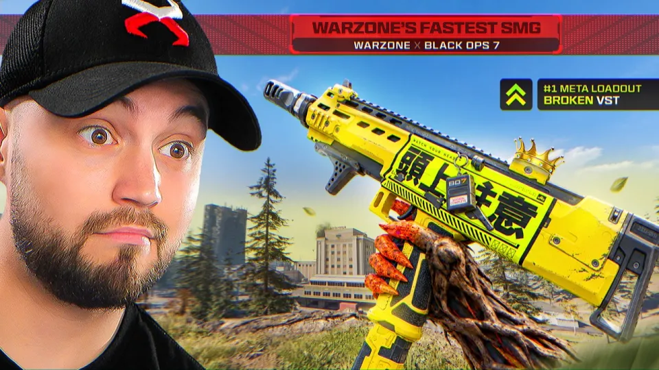 What is the best Warzone SMG meta loadout right now and why is VST the fastest choice?